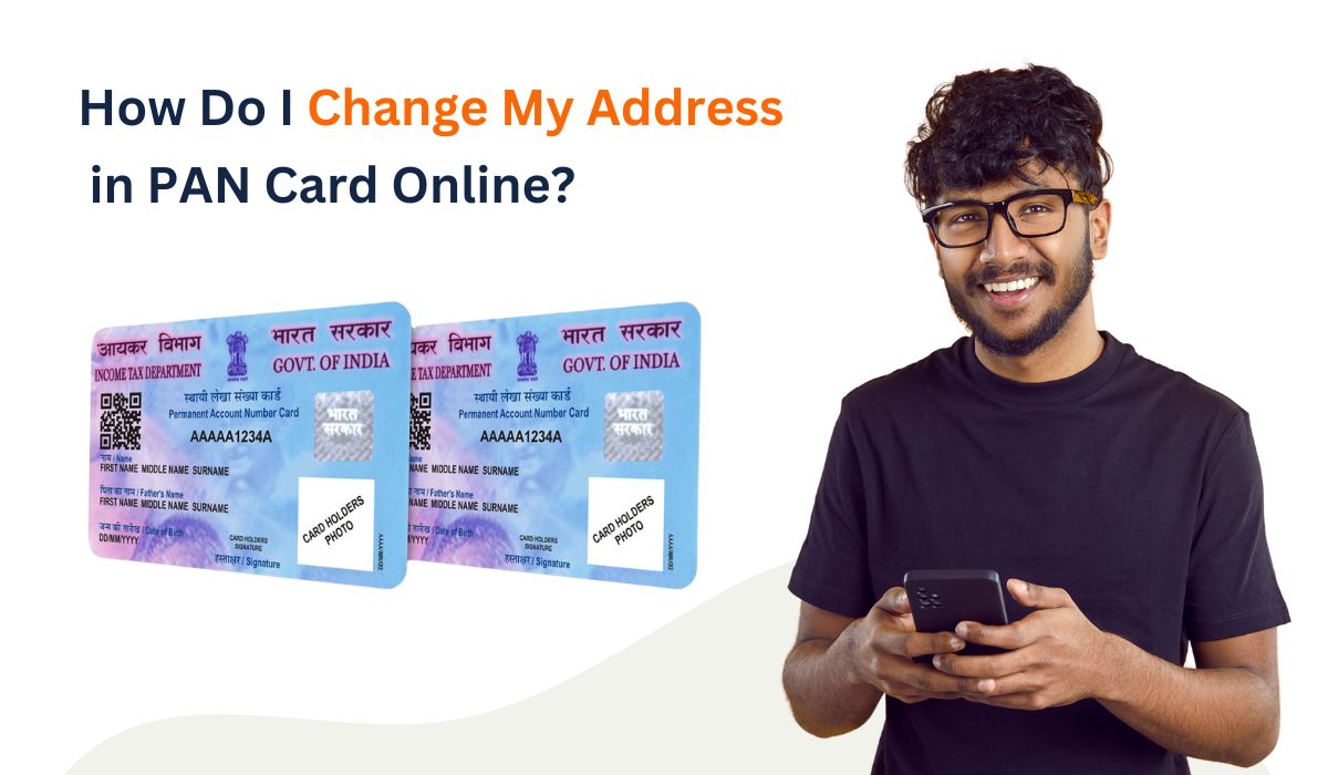 change my address in pan card online