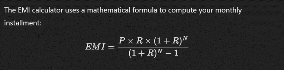 personal loans emi calculators